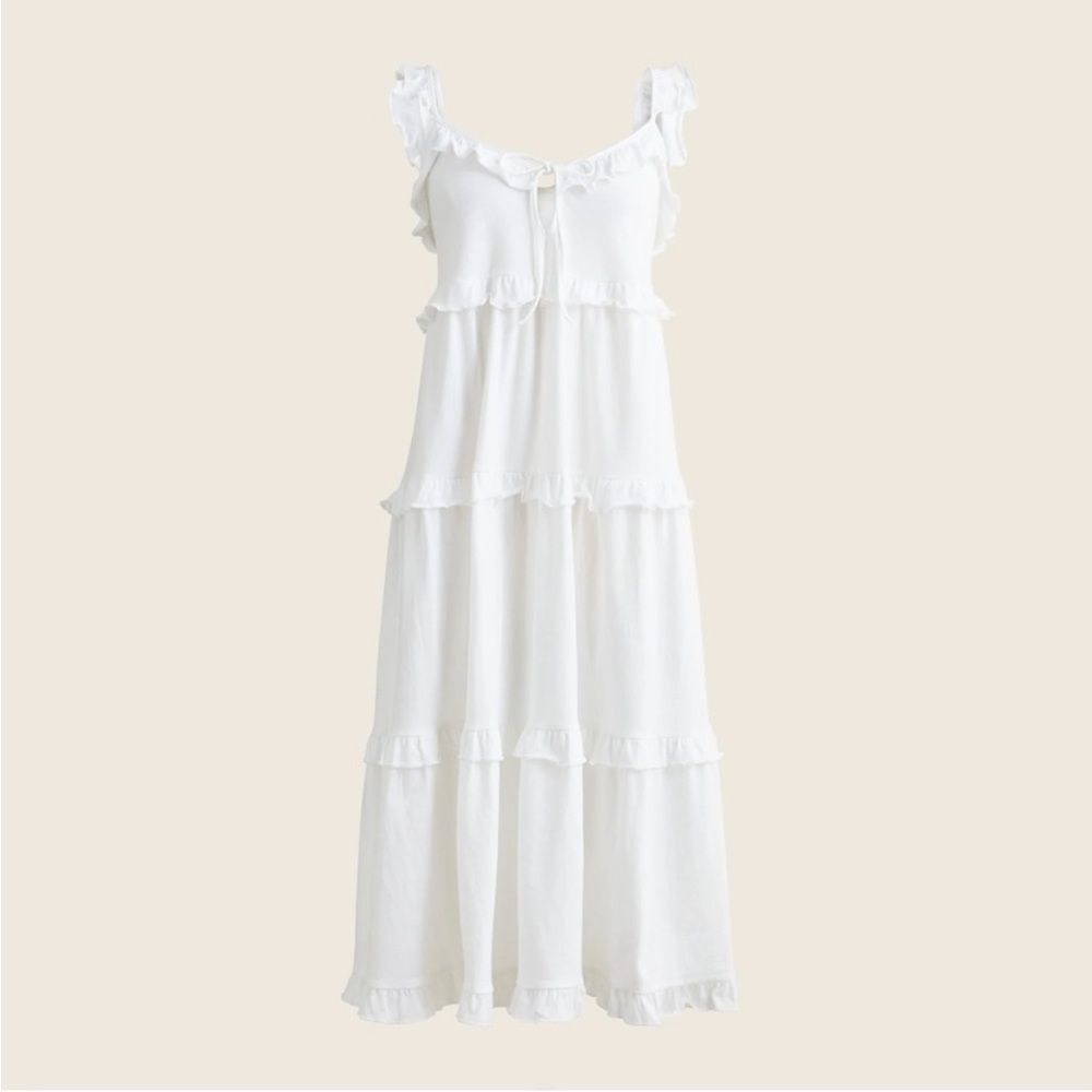 J. Crew White Maxi Dress